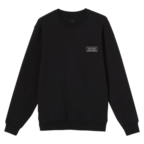 Supa Good Super Bueno Crewneck Sweatshirt - Black