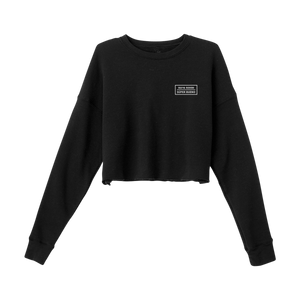Supa Good Super Bueno Crop Sweatshirt - Black